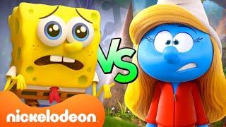 SpongeBob vs. die Schlümpfe: Wer verirrt sich öfter?  | Nickelodeon Deutschland