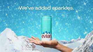 New evian sparkling - We've added sparkles