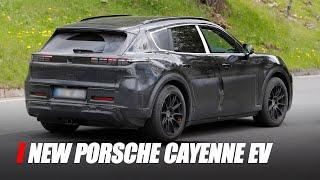 2026 Porsche Cayenne EV Spied, Looks Like A Bloated Macan EV