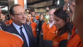 French president makes fresh promises to Florange steel workers