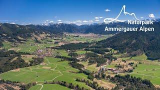 Naturpark Ammergauer Alpen aus der Luft