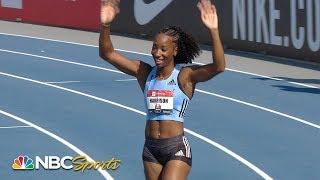 Keni Harrison cruises her way to third women's 100m hurdles title | NBC Sports