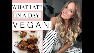 What I ate in a day vegan. HCLF Plantbased. Ivy Carnegie Pretty Balanced