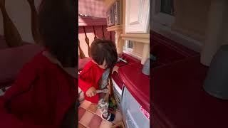 Baby playing with his kitchen #adorablebaby #adorableboy #baby #cutebaby #babyboy