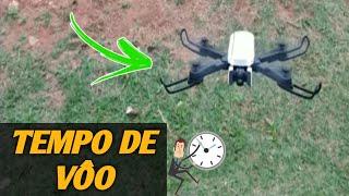 TEMPO DE VOO DRONE 1808 FALCON BOM E BARATO PARA INICIANTES COM 2 CÂMERAS