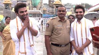 Actor Pradeep Machiraju Visits Tirumala | Pradeep @ Tirumala | #akkadammayiikkadabbayi