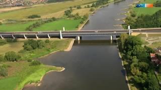 Das #WasserstraßenKreuz bei Magdeburg