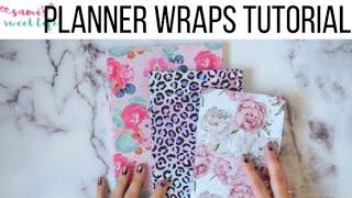 HOW TO COVER YOUR PLANNERS! | Change any TRP Planner, Sterling Ink, Hobonichi, Aura Estelle Planner