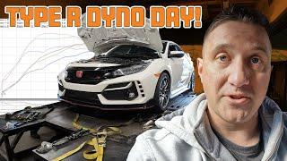 Baseline Dyno, Draggy, Vdyno, and NEW WHEELS for the Civic Type R