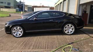 Wrecked Bentley from hand car washes  - 50+ hour detail to make it perfect again!