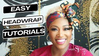 4 Quick & Easy Scarf Headwraps | Sassy Style Tutorial