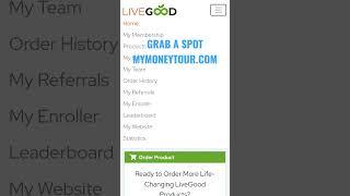 How to share LiveGood - Where's my livegood webpage #livegood