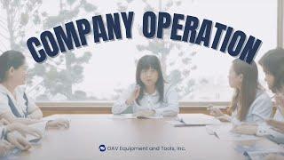 OAV EQUIPMENT AND TOOLS,INC｜Company Operation