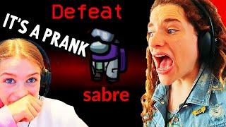WE MADE SABRE ANGRY IN AMONG US (Prank)  w/ The Norris Nuts