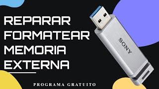 FORMATEAR PENDRIVE O TARJETAS CON PROGRAMA GRATUITO-REPARAR USB DAÑADO