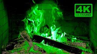  Transform Your Space with a Mesmerizing Green Fireplace 4K