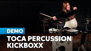 Hannah Welton Plays the Toca Percussion KickBoxx Pro Suitcase Drum Set