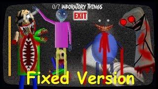 ALL ENDINGS - Baldis basics the old laboratory Remake (Pre-Release 1|Fixed Version)