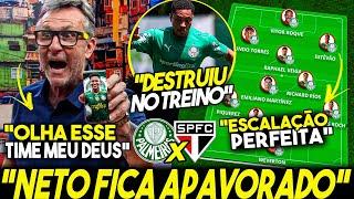 NETO MOSTRA AO VIVO e CHOCA a TODOS! PALMEIRAS vai AMASSAR POR QUE ISSO HOJE vai ACONTECER...!