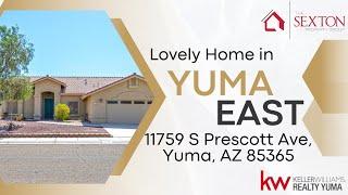 Check out this lovely 3 bed/2 bath home in Yuma East!