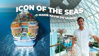 ICON OF THE SEAS: O MAIOR NAVIO DO MUNDO! | Rodrigo Ruas