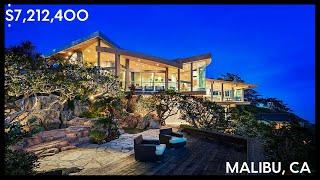 $7,212,400 LUXURY REAL ESTATE TOUR - MALIBU, CA