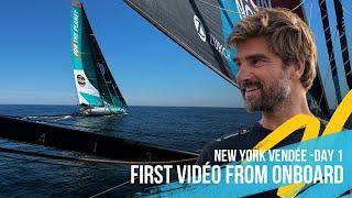 First Video from onboard! - New York Vendée Race - Day 1