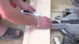 Монтаж плинтуса Ultrawood (Ультравуд)