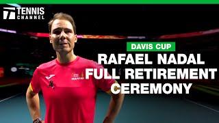 Rafael Nadal's Full Retirement Ceremony | 2024 Davis Cup Finals