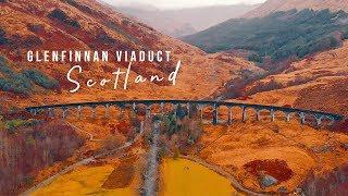 The famous "Harry Potter Bridge" - Glenfinnan Viaduct, Scotland