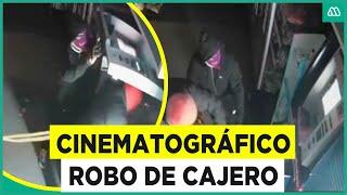 Fallido robo de cajero: Ladrones no lograron detonarlo y se dieron a la fuga