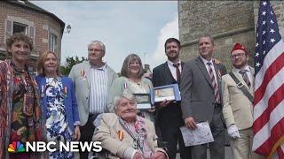 French village honors family of World War II airman who died in combat 