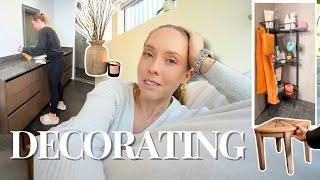 Decorating My New Bathroom + Organizing The Kitchen! | Moving Diaries!