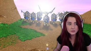 Annie forgot 7 knights in her base?! | Warcraft III: Reforged