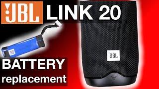 Battery Replacement for JBL LINK20 Bluetooth Speaker (How to DIY)