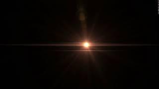 horizontal golden lens flare 047