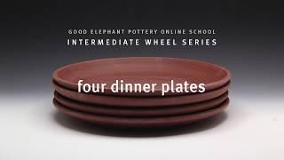 Four Dinner Plates / Intermediate Wheel / Trailer