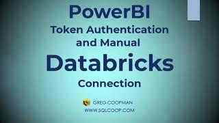 Manually Setup Data Connections from Databricks to PowerBI