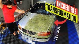 15 YEARS ABANDONED! VW GOL DETAILING! | CAR DETAILNG VOLKSWAGEN GOL