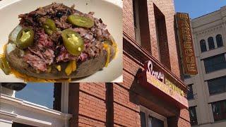 Sonny Bryan's Smokehouse BBQ Potato W/Brisket Dallas Texas Food Review