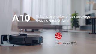 ZACO A10 ROBOT ASPIRATEUR LAVEUR  // NAVIGATION LASER 360° - Official Video Français