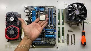 intel Core i7 2600K ASUS P8P67 msi GTX1050 Gaming X Gaming PC Build