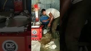 semi-automatic tyre changer #shorts