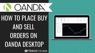 How to Place Buy and Sell Orders on OANDA Desktop