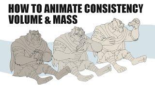 Animate Consistency Volume & Mass - 2D animation tutorial any software