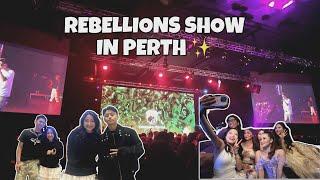 Rebellions show in Perth | day with me as a fan girl | Bhutanese in Perth