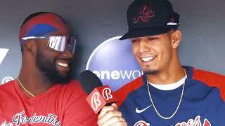 Vaughn Grissom conducts hilarious interview with Braves teammate Michael Harris II