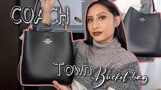 COACH Town Bucket Bag Unboxing + Fit Check