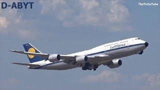 Lufthansa (Retro Livery) - Boeing 747-8 I - Takeoff at Frankfurt (D-ABYT)