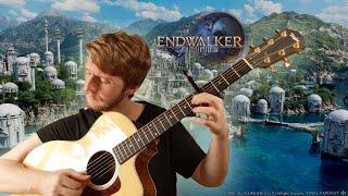 Footfalls: Sharlayan Theme - Final Fantasy XIV: Endwalker Solo/Fingerstyle Guitar Cover + TAB